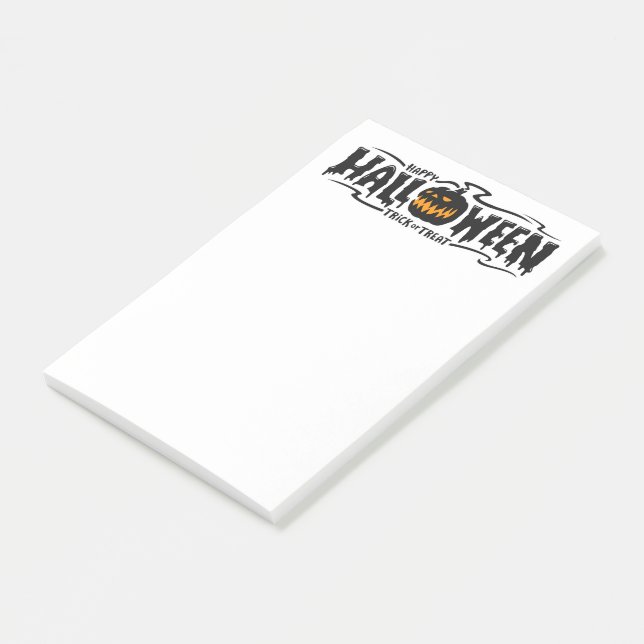 Happy halloween Jack-O-Lantern Post-it Block (Vinklad)