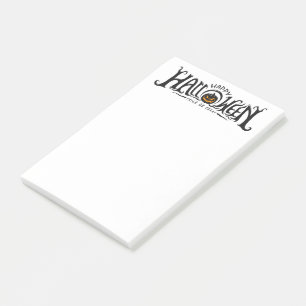 Happy halloween Jack-O-Lantern Post-it Notes Block