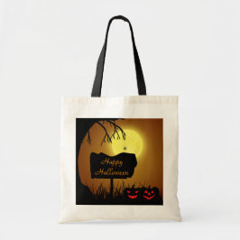 Happy halloween Jack o lantern Pumpkins - Tote Tygkasse