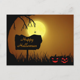 Happy halloween Jack o lantern Pumpkins Vykort