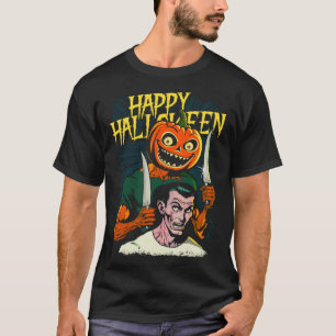 Happy halloween Jack-O-Lantern-Redo för transport T Shirt