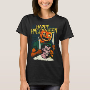 Happy halloween Jack-O-Lantern-Redo för transport T Shirt