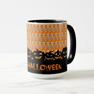 Happy halloween Jack-O-Lanternor Mugg