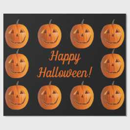 Happy halloween Jack-O-Lanternor Wrapping Papper Presentpapper