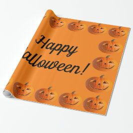 Happy halloween Jack-O-Lanternor Wrapping Papper Presentpapper