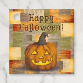 Happy halloween Jack O'Lantern Pumpkin Gåvor Etiketter