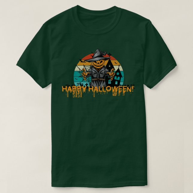 Happy halloween Jack O'Lantern Witch Manar Women T Shirt (Design framsida)