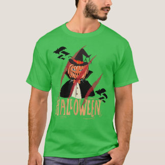 Happy halloween Jack O'Lantern Witch, Trickortreat T Shirt