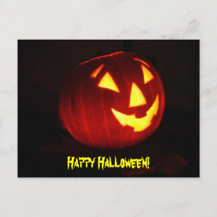 Happy halloween Jack o'Lanternvykort Vykort