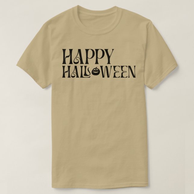 Happy halloween JackOLantern Pumpkin Fall Tee (Design framsida)