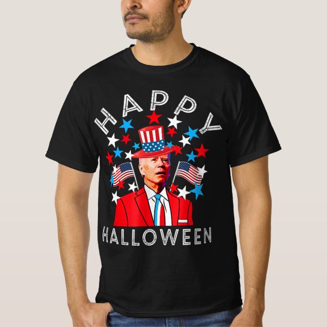 Happy halloween Joe Biden 4 juli Memorial Ind T Shirt (Framsida)