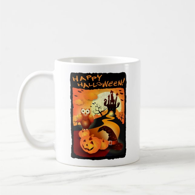 Happy halloween! kaffemugg (Vänster)