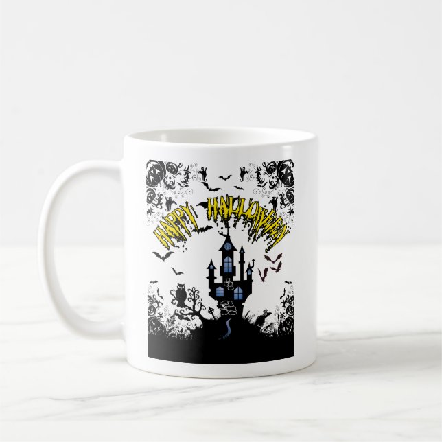 Happy halloween kaffemugg (Vänster)