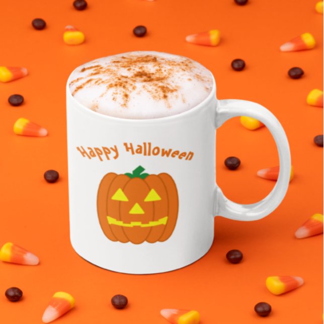 Happy halloween kaffemugg (Skapare uppladdad)