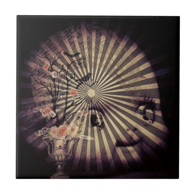 Happy halloween! kakelplatta (Framsidan)