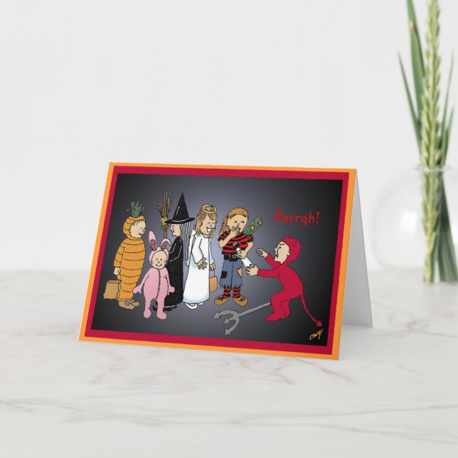 Happy halloween Kids, Aarrgh! Kort (Framsida)