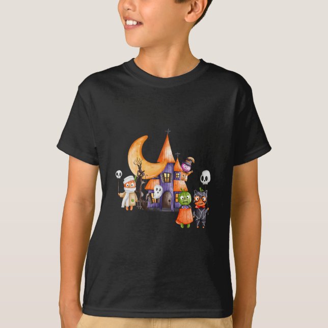 Happy halloween Kids T Shirt (Framsida)