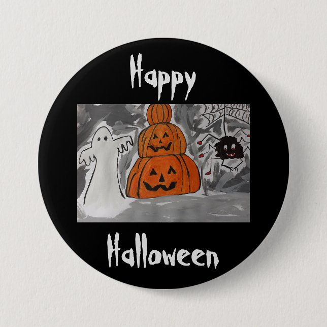 Happy halloween knapp (Framsida)