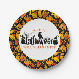 Happy halloween-koncepttypografi