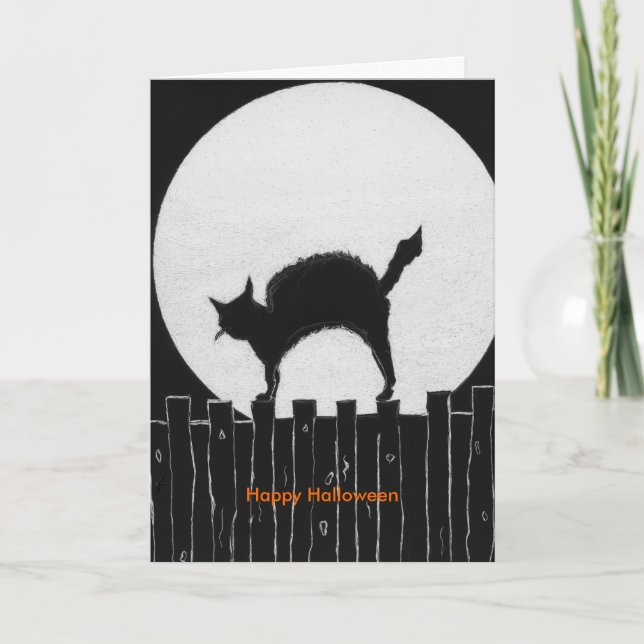 Happy halloween kort (Framsida)