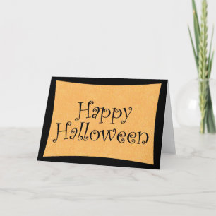 happy halloween kort