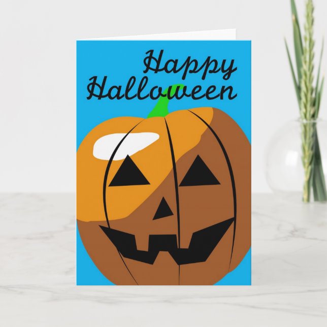 Happy halloween kort (Framsida)