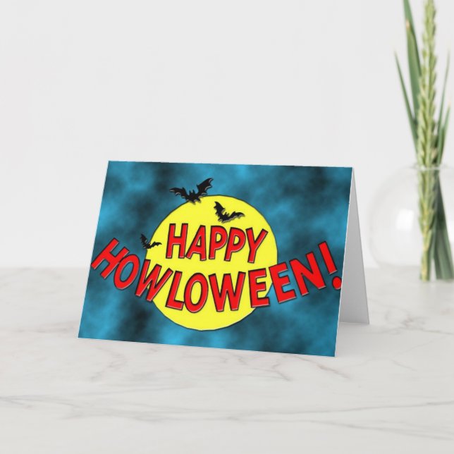 Happy halloween - kort (Framsida)