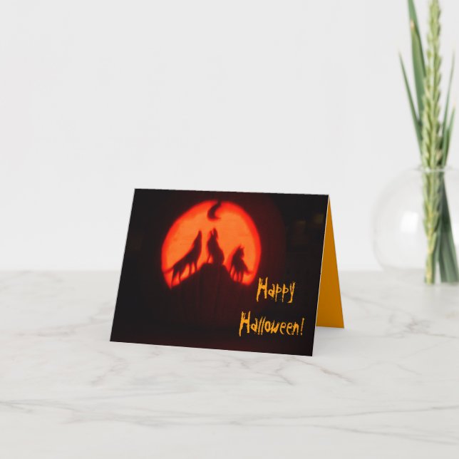 Happy halloween! kort (Framsida)