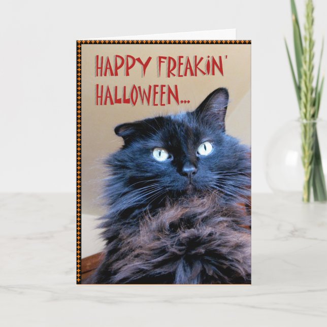 Happy halloween kort (Framsida)