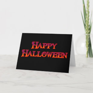 Happy halloween kort