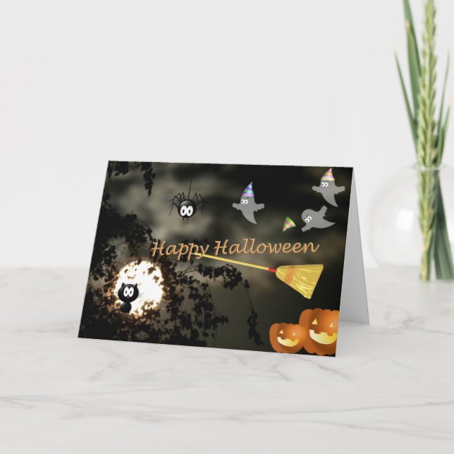 Happy Halloween Kort (Framsida)