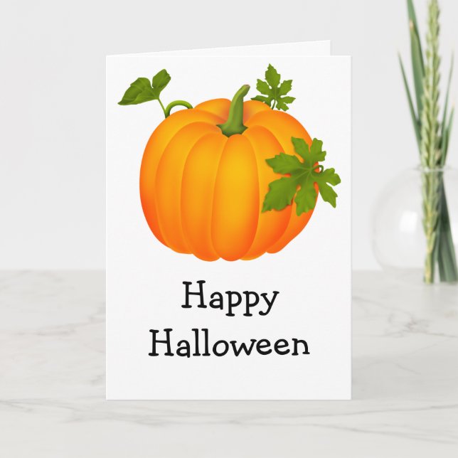 Happy halloween kort (Framsida)