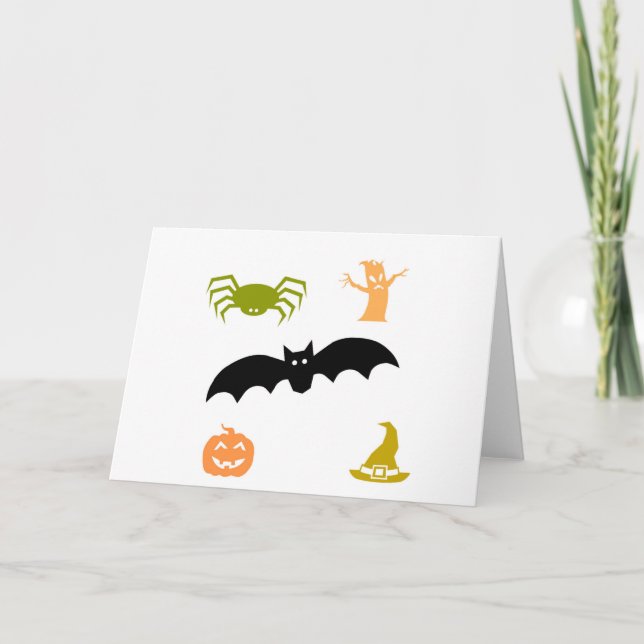 Happy halloween kort (Framsida)