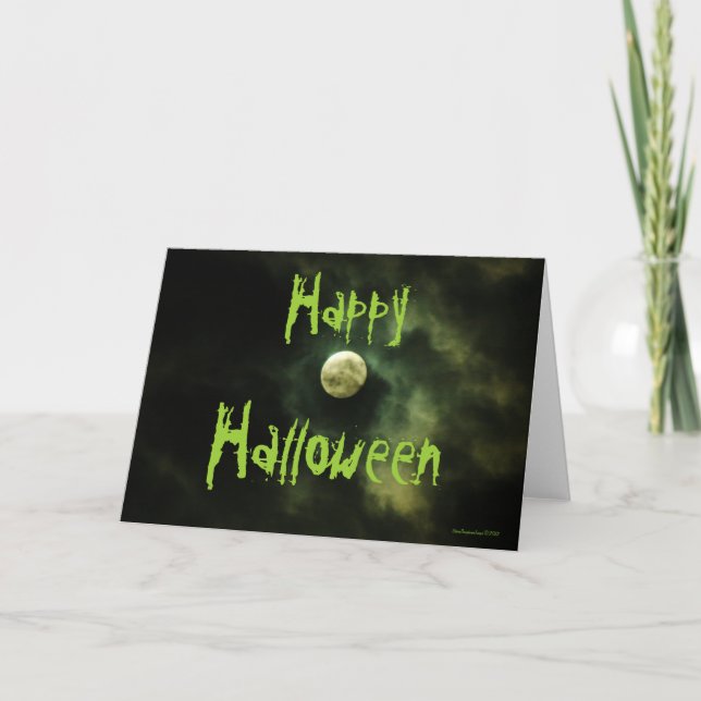 Happy halloween kort (Framsida)