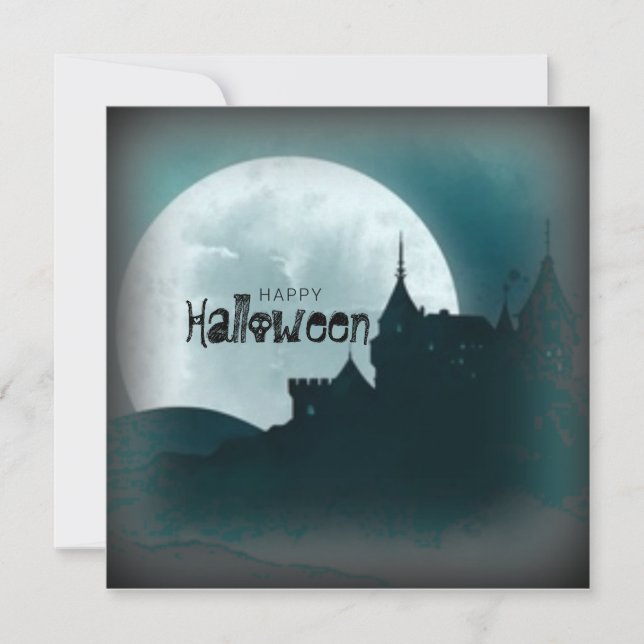 Happy halloween-kort (Framsida)