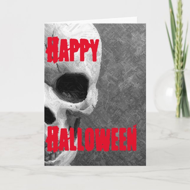Happy halloween, kort (Framsida)