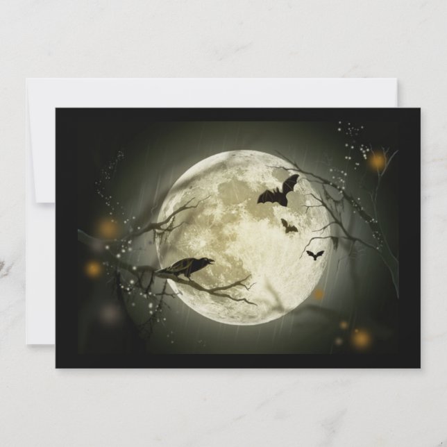 happy halloween kort (Framsida)