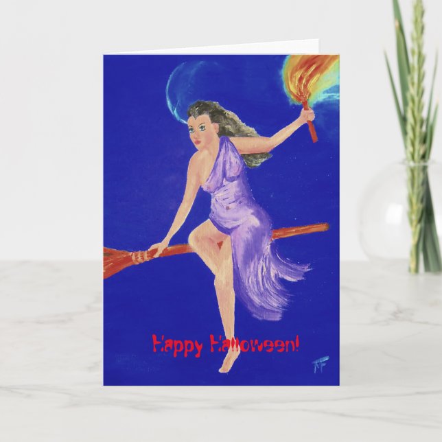 Happy halloween-kort kort (Framsida)