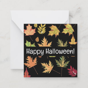 Happy halloween kort, söt, lagrar upp! anteckningskort