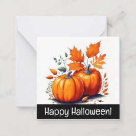 Happy halloween kort, söt, lagrar upp! anteckningskort