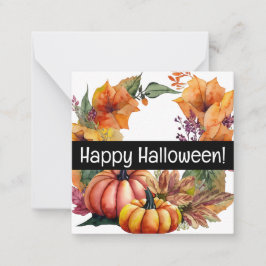 Happy halloween kort, söt, lagrar upp! anteckningskort