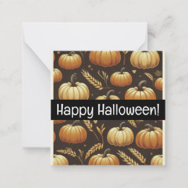 Happy halloween kort, söt, lagrar upp! anteckningskort