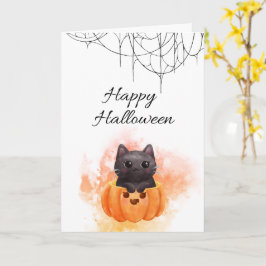 Happy halloween-kort - Spooky Cute Design Kort