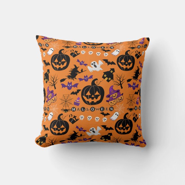 Happy halloween kudde (Framsida)
