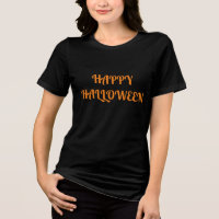 Happy halloween Kvinnors Orange Black