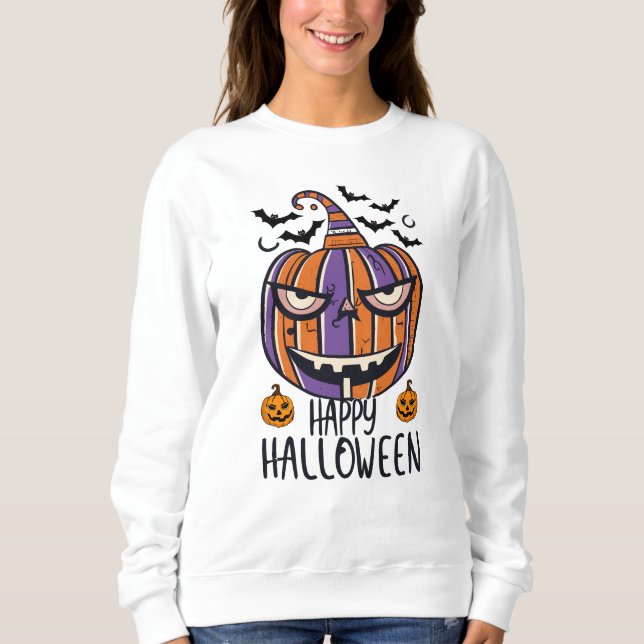Happy halloween Kvinnors T Shirt (Framsida)