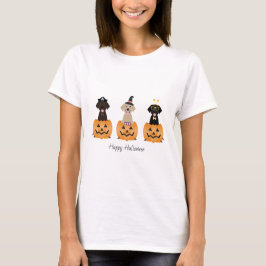 Happy halloween Labrador Retriever Hundar Pumpkin T Shirt