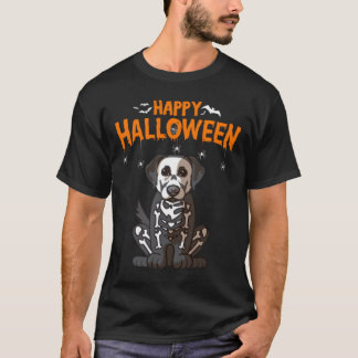 Happy halloween Labrador Retriever Skeleton Hund C T Shirt