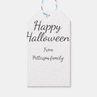 Happy halloween lägger till familjens namn kalligr