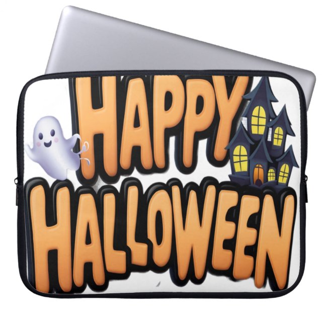 Happy Halloween  Laptop Fodral (Framsidan)